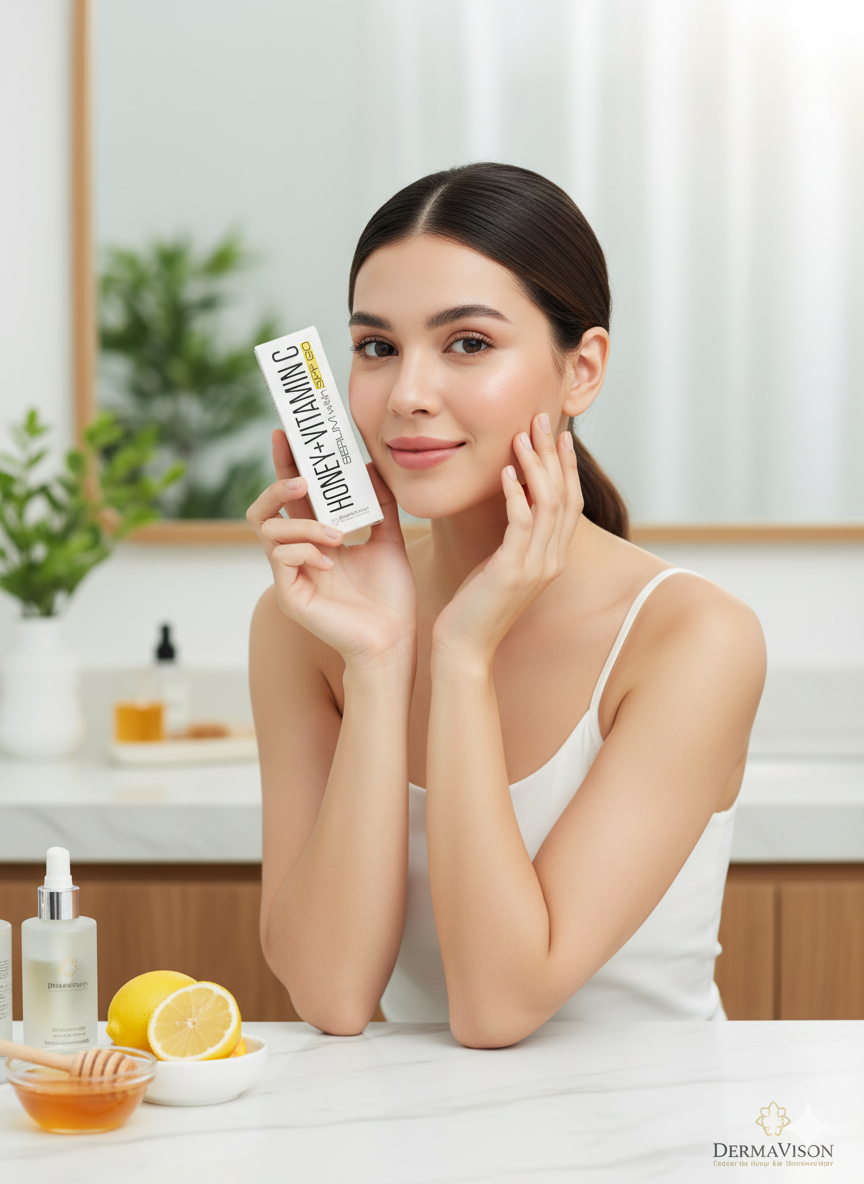 Honey+ Vitamin C Serum with SPF 60