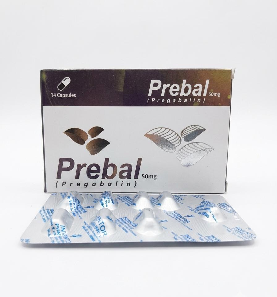 PREBAL 50MG CAPSULES