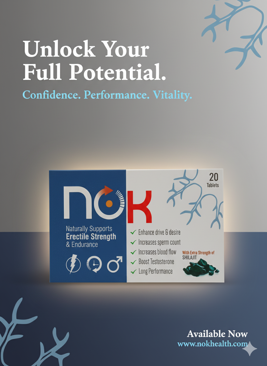 NOK Tablets- Natural Male Performance Support