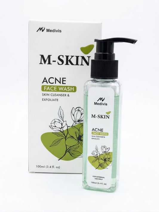 M SKIN.       ACNE FACE WASH