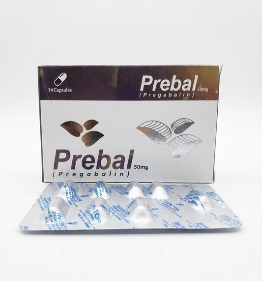 PREBAL 50MG CAPSULES