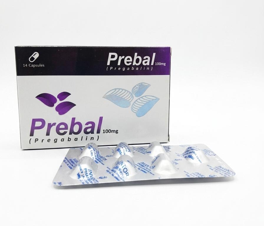 Prebal 100mg capsules