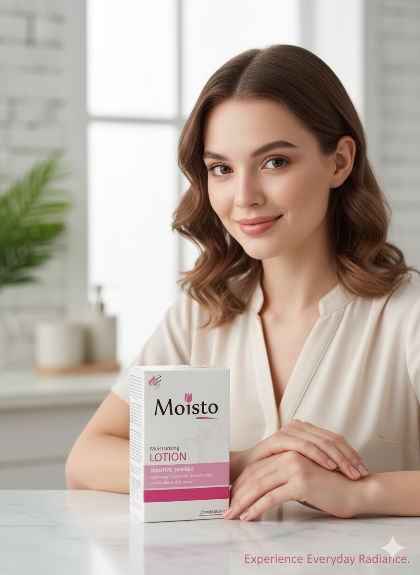 Moisto Moisturizing Lotion-For Sensitive & Sensible Skin (120ml)