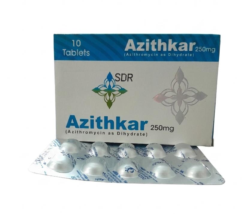 AZITHKAR 250MG TABLETS