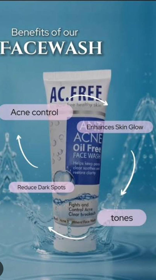 AC.FREE FACE WASH