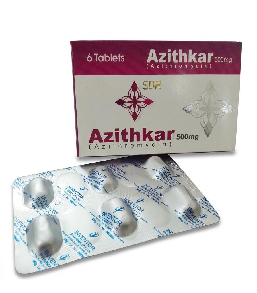 AZITHKAR 500MG TABLETS