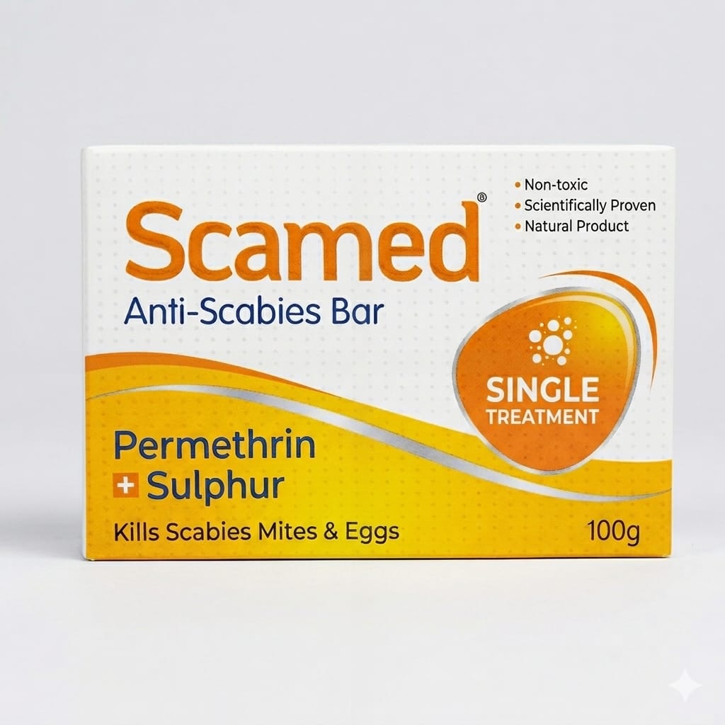 Scamed    (Anti-Scabies Bar)